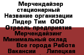 Мерчендайзер стационарный › Название организации ­ Лидер Тим, ООО › Отрасль предприятия ­ Мерчендайзинг › Минимальный оклад ­ 14 000 - Все города Работа » Вакансии   . Липецкая обл.